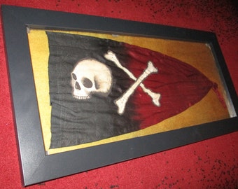 medium replica barbary pirate flag