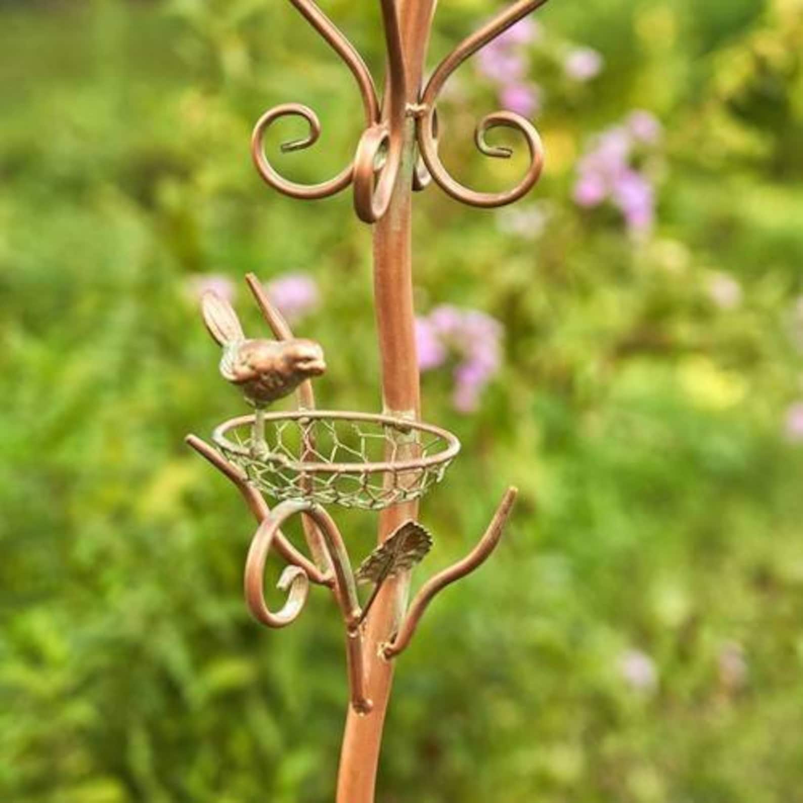 Teapot Birdhouse Garden Stake Etsy