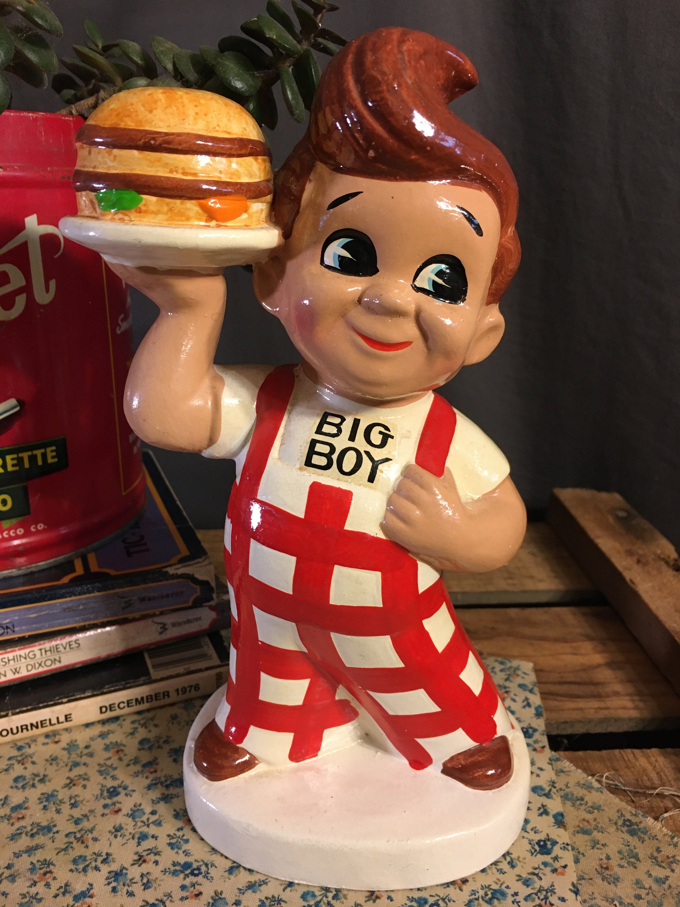 RARE 1960's Bob's Big Boy Paper Mache Bank Made in Etsy