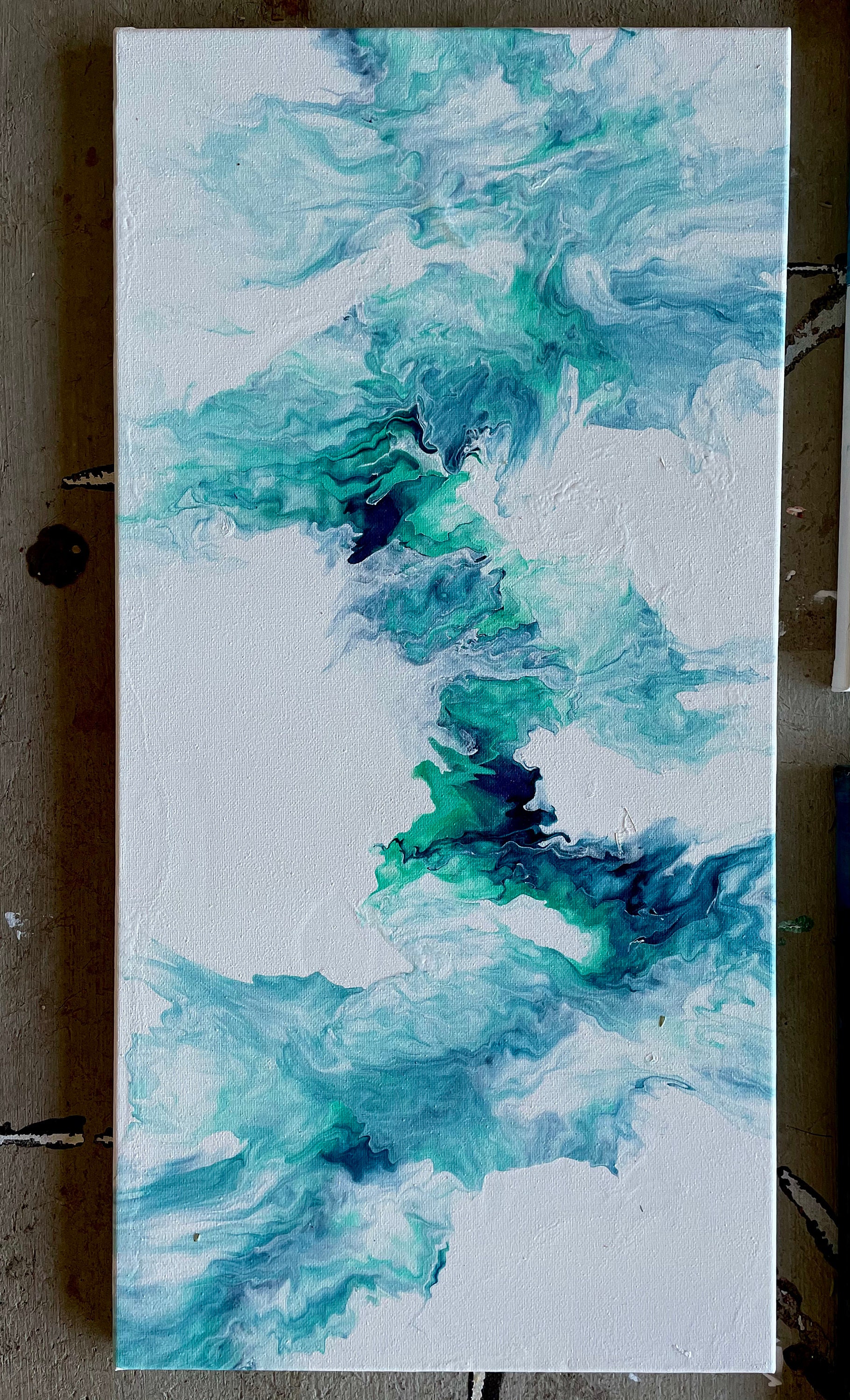 Acrylic Flow Painting Etsy