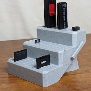 Portatarjetas multimedia, Portatarjetas SD, Portatarjetas USB, Organizador de escritorio, Almacenamiento de escritorio, Portatarjetas de memoria USB expandible