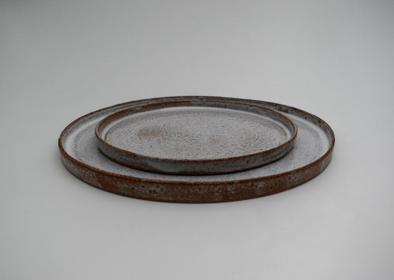 Unika Studio • ALMA PLATE (Large & Small) • wheel thrown stoneware handmade ceramic plate