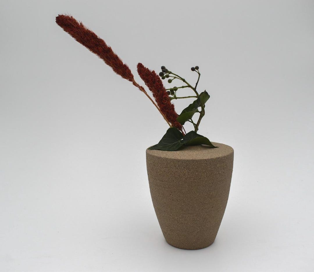 Handmade Stoneware Vase: Wheel-thrown Ceramic Vessel - Etsy