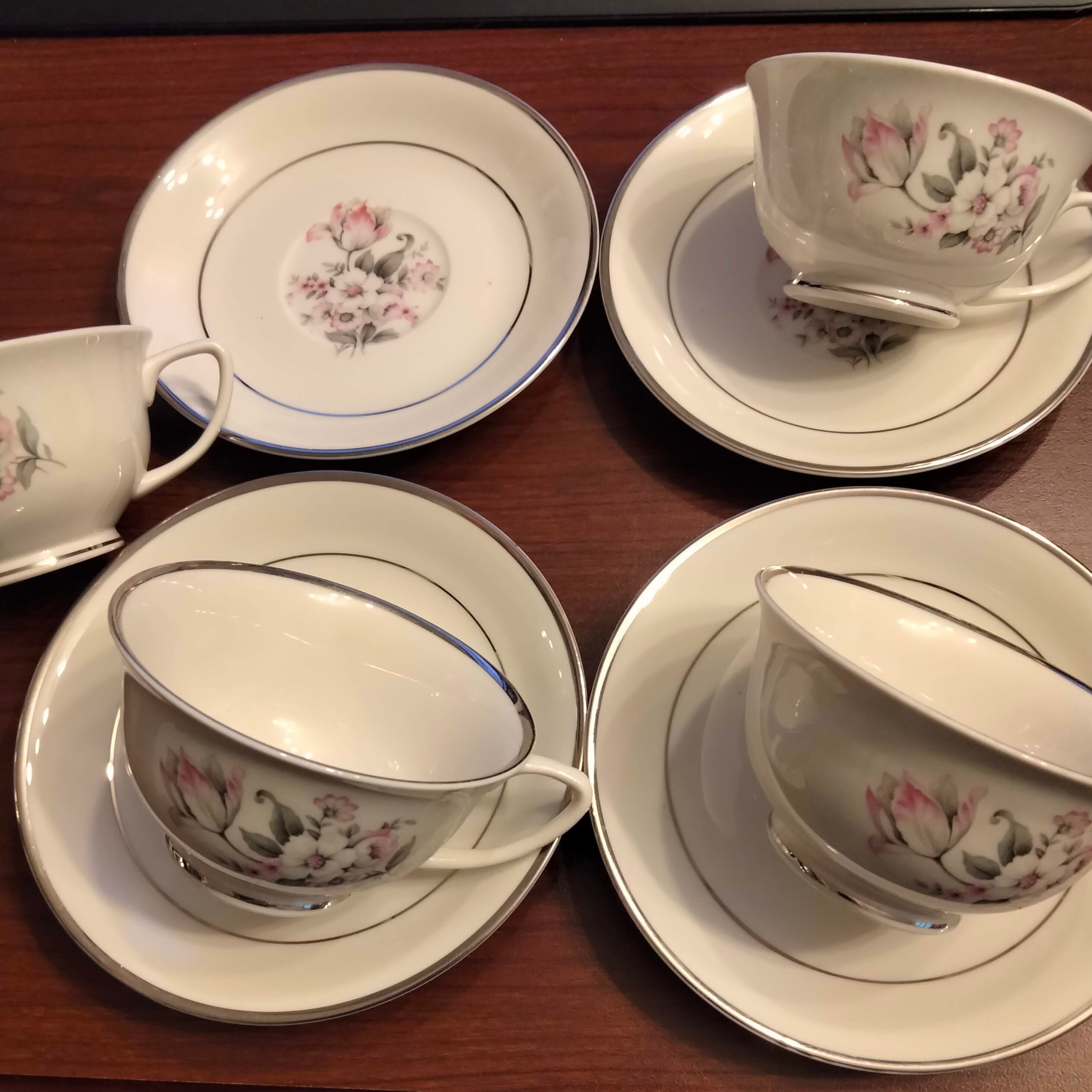 Lot of 4 Vintage Embassy USA Vitrified China Coffee Cups Etsy