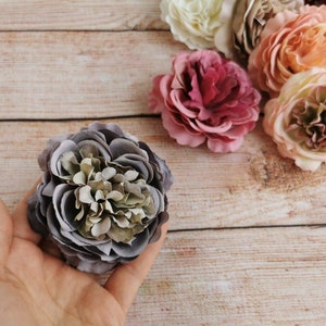 Large flower for dog or cat collar, Lavender Rose Pet Collar Ornament, slide on accessory, Pet neckwear, Pet Accessory - CHOOSE COLOR