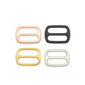 Metal tri glide slide buckles, Metal slider, Webbing Adjuster Buckle For Strap 0.6316 mm, 0.77 20 mm, 125 mm, 1.574cm image 1