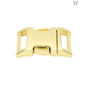 Brass metal side release buckle