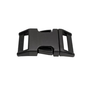 Metal side release buckle Black, 1, 0.63, 0.77 inner width, Pet hardware, Dog collar buckle, purse hardware backpack image 1