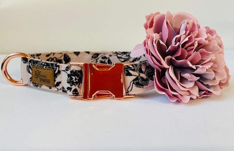 Dog Collar Flower Attachment Removable Pet Collar Accessory Etsy
