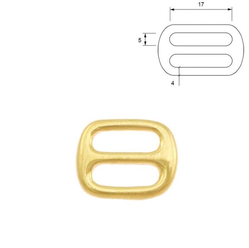 Metal tri glide slide buckles, Metal slider, Webbing Adjuster Buckle For Strap 0.6316 mm, 0.77 20 mm, 125 mm, 1.574cm image 7