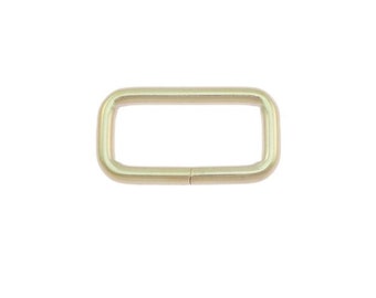 Passant de collier 30 mm - Plaqué nickel, passant rectangulaire, boucle à glissière, fabrication de sac, passant noir, accessoires de ceinture, accessoires de col