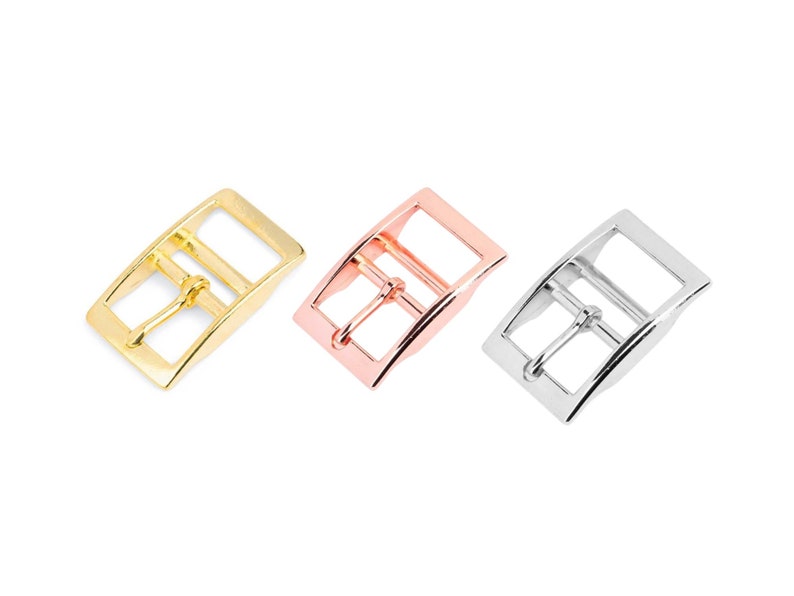 Rose gold Center Bar collar Buckle 15/25mm Belt Buckle Replacement Belt Buckle Rose Dog Collar Buckle Bag Buckle Hardware DIY 画像 3