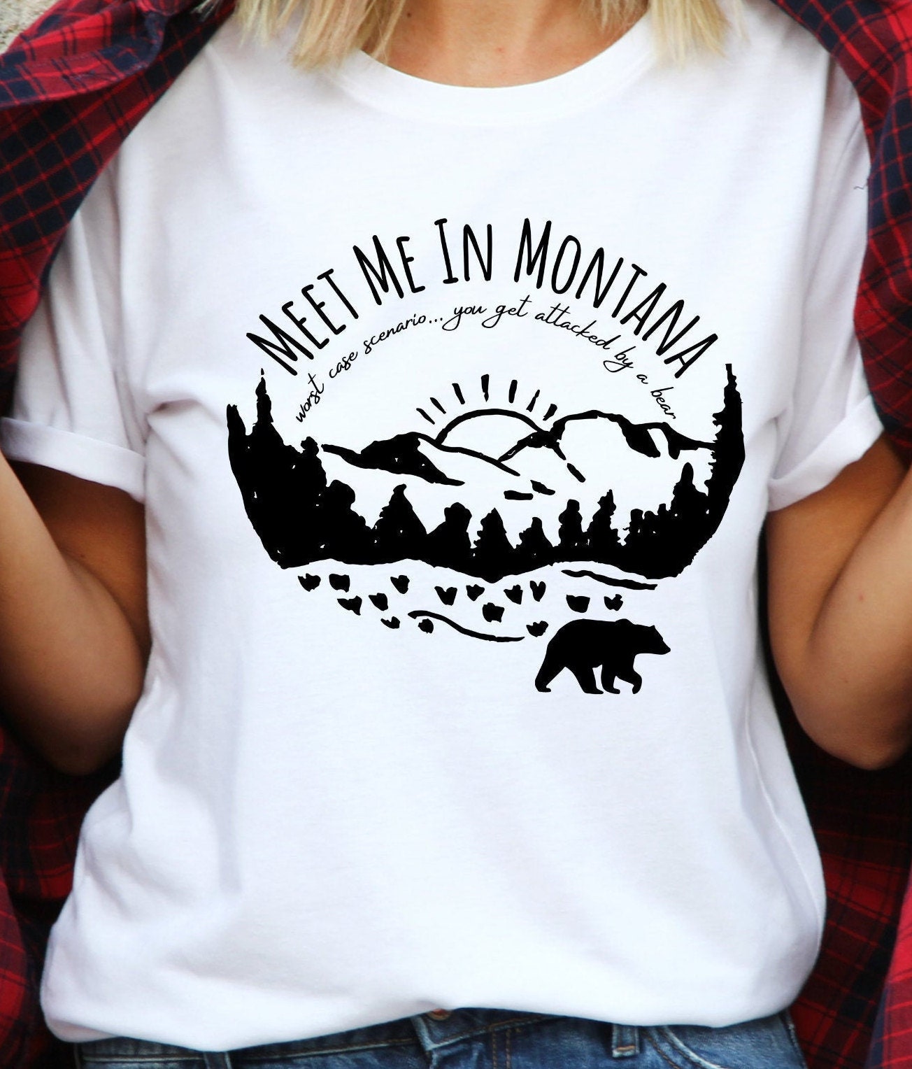 Big Sky MT Gifts Funny Bear Attack 