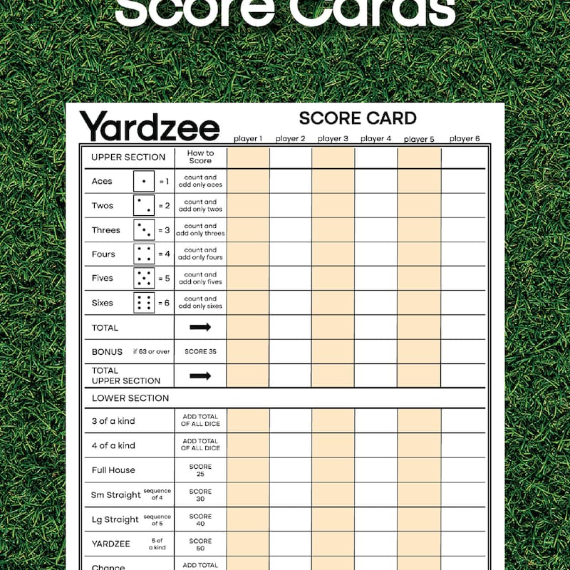 Yardzee - Etsy