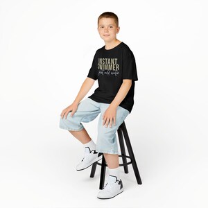 Youth Swim Team Cotton T-Shirt: "Instant Swimmer Just Add Water" image 16