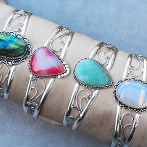 Liquid silver bracelet cuff deals