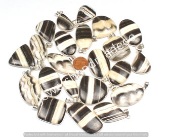 Natural Zebra Jasper Gemstone Pendant Engagement Gift Wedding Pendant Fabulous Quality Pendants Designer Jewelry Wholesale