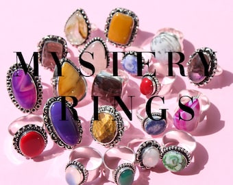 Mystery Rings Bundle, Handmade jewelry