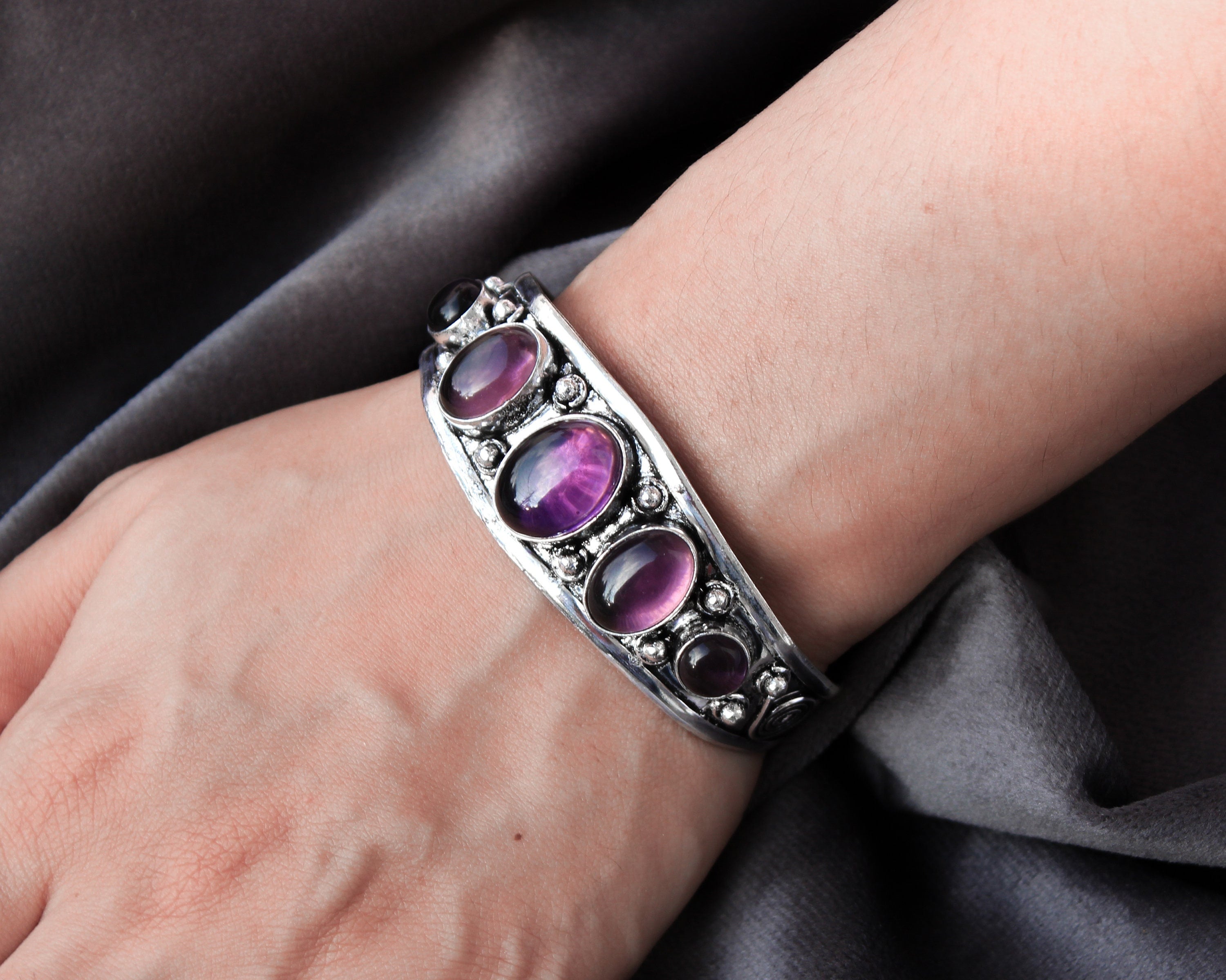 Buy Wide Cuff Bracelet Online In India  Etsy India