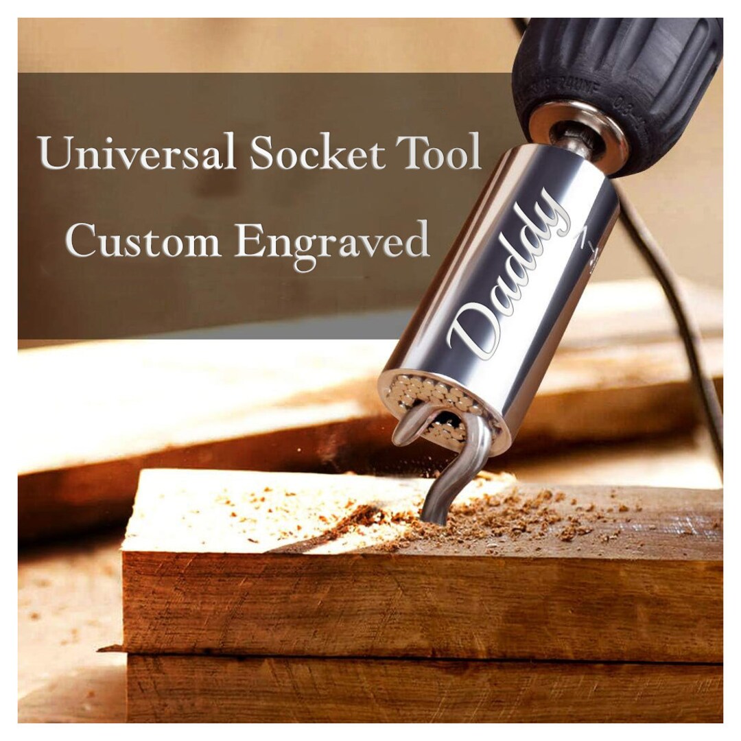 Personalized UNIVERSAL SOCKET WRENCH Adapter Tool Handmade Day ...