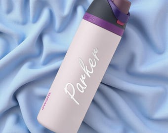 Personalized Owala Water Bottle FreeSip Handmade Bridesmaid Birthday Gift for Her Mom Women Graduation Teacher 24oz Custom Engraved