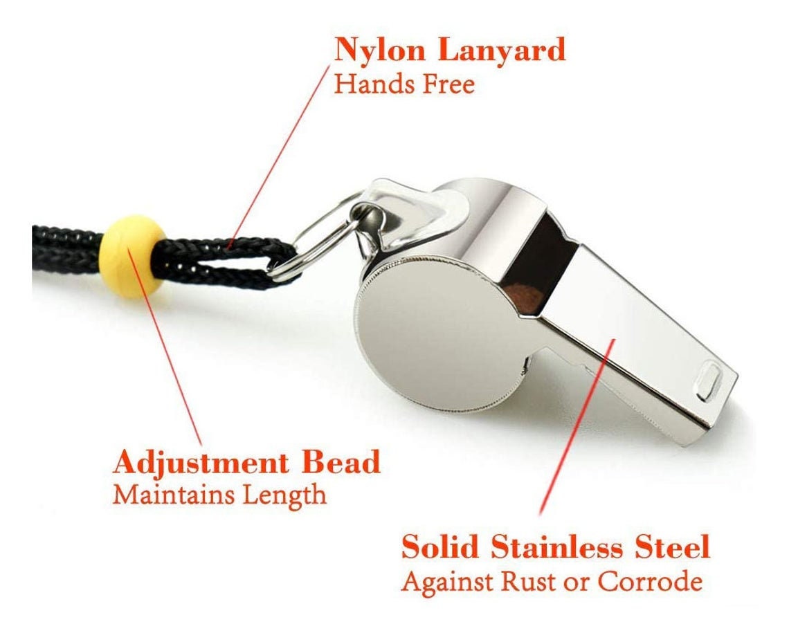 Personalized Coaches Whistle Stainless Steel Team Football Etsy