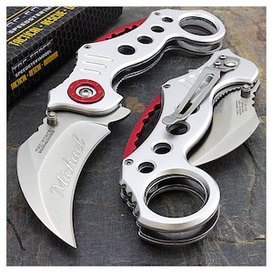 Custom Personalized CS2 Pocket Knife Karambit CSGO Skin Knive Handmade Counter Strike Gamer Birthday Gift for Him Men Boyfriend Christmas