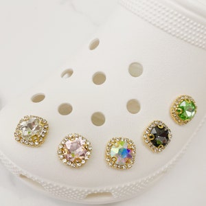 Bling rhinestones crocs Shoe Charms Girls Adult Kids Women Gift Active