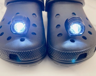 DIY Croc Headlights, Flashlights! Shoe Lights, Camping Warning Shoe Lights, Outdoor Lights, Boys & Girls Gifts, Shoe Accessories