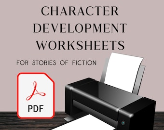 PDF Character Development Worksheets
