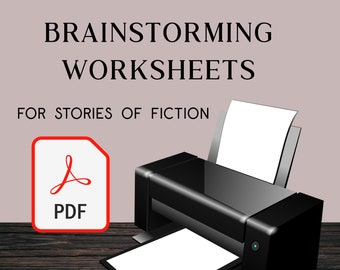 PDF Brainstorming Worksheets for Fiction Stories