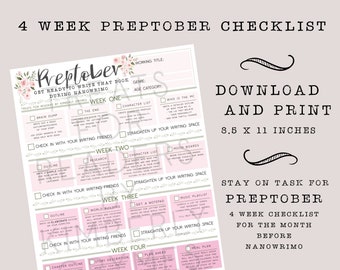 Nanowrimo Calendar | Etsy