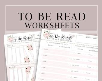 TBR {To Be Read} Worksheets | Downloadable & Printable