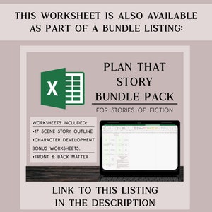 Excel 17 Scene Story Outline Worksheets image 7