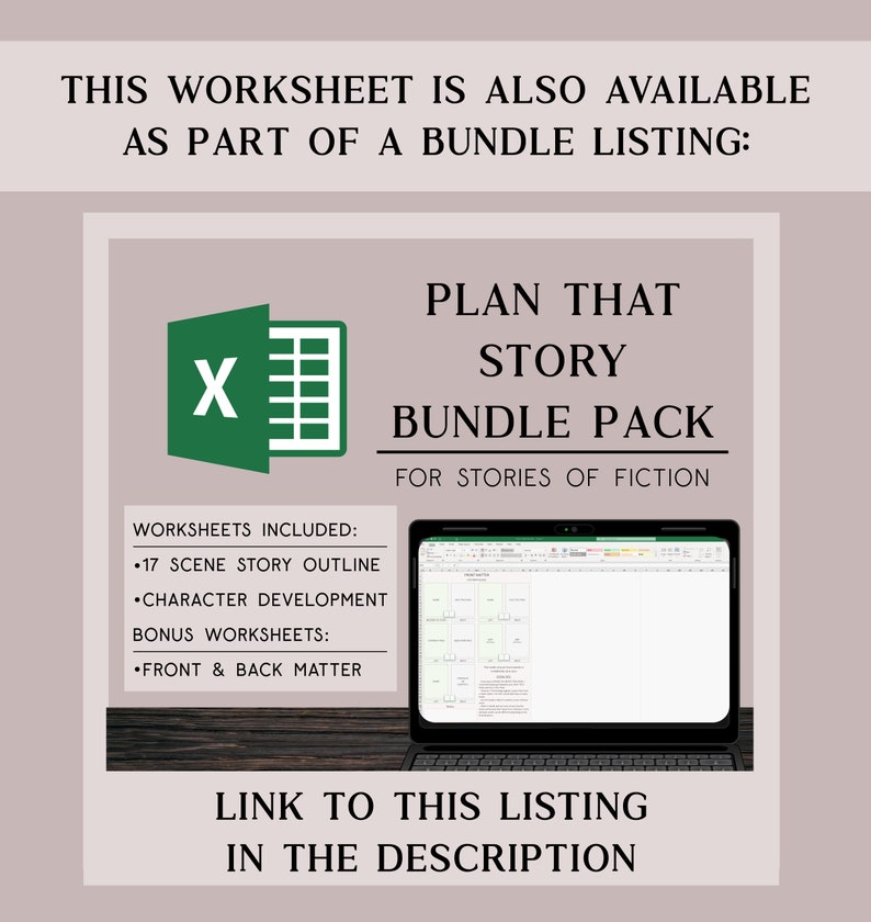 Excel 17 Scene Story Outline Worksheets image 7