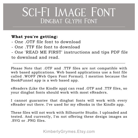 Dingbat Fonts List