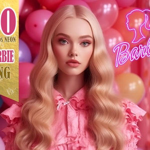 60 Pcs Barbie Película Vinilo Estética Pegatina colorida Pegatina
