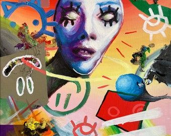 Trippy Painting - Original Art Print
