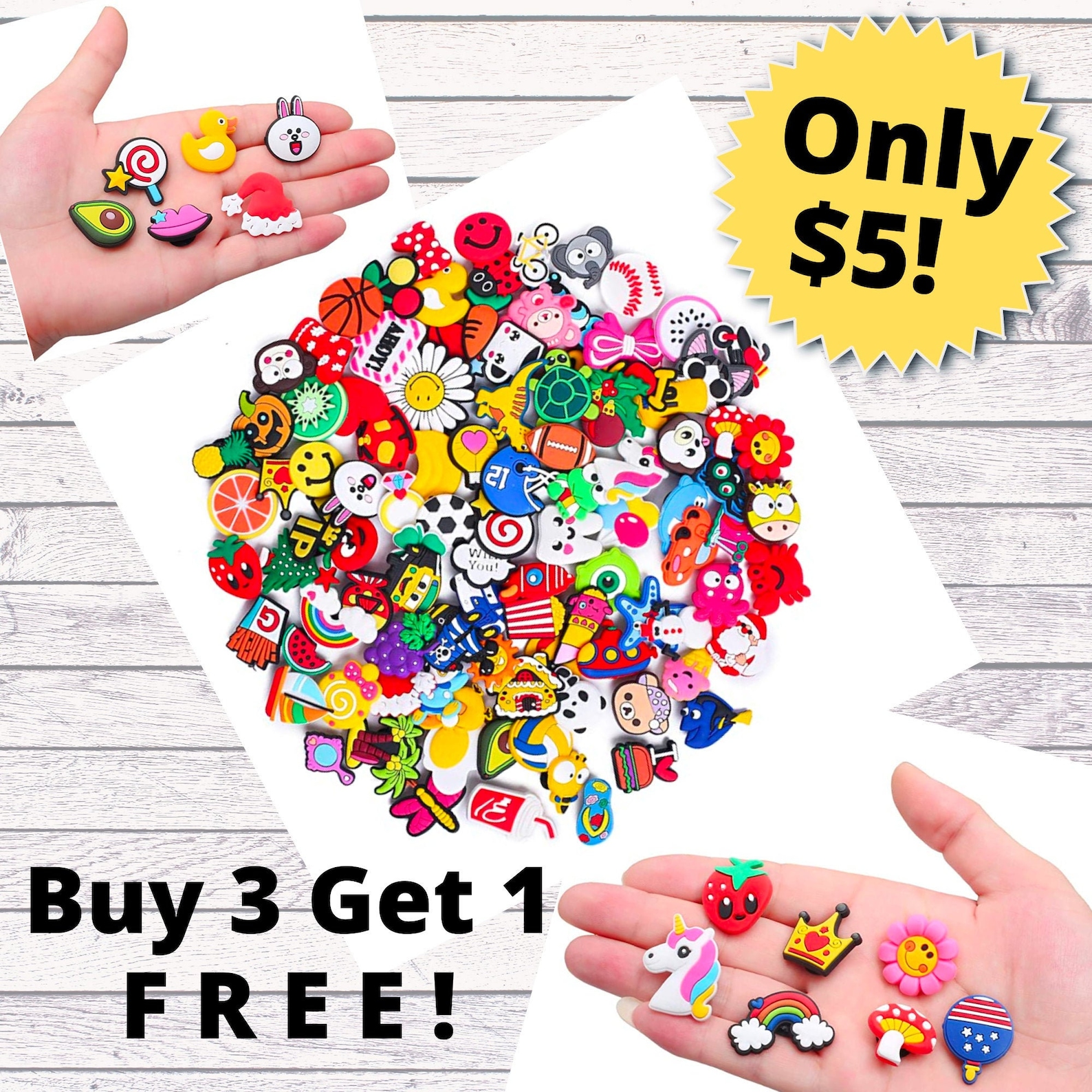 crocs pins amazon