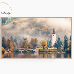 Samsung Frame TV Art Autumn Landscape, Fall Foliage Frame TV Digital Art, Autumn Digital Art for Frame tv, Autumn Decor, Fall Decor TV