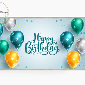 Samsung Frame TV Art Birthday, Frame TV Art Happy Birthday, Samsung Art TV Birthday Party, Digital Download for Samsung Frame