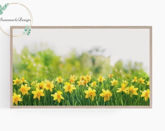 Samsung Frame TV Art of Spring Wildflowers, Flowers TV Art, Spring Floral Digital Art, Frame TV Art, Digital Art for Frame tv
