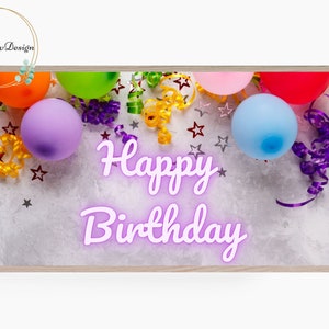 Samsung Frame TV Art Birthday, Frame TV Art Happy Birthday, Samsung Art TV Birthday Party, Digital Download for Samsung Frame