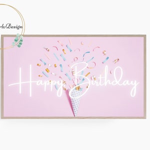 Samsung Frame TV Art Birthday, Frame TV Art Happy Birthday, Samsung Art TV Birthday Party, Digital Download for Samsung Frame
