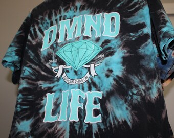 Diamond DMND Life T-Shirt (Hand Dyed & Bleached) [Size: M]