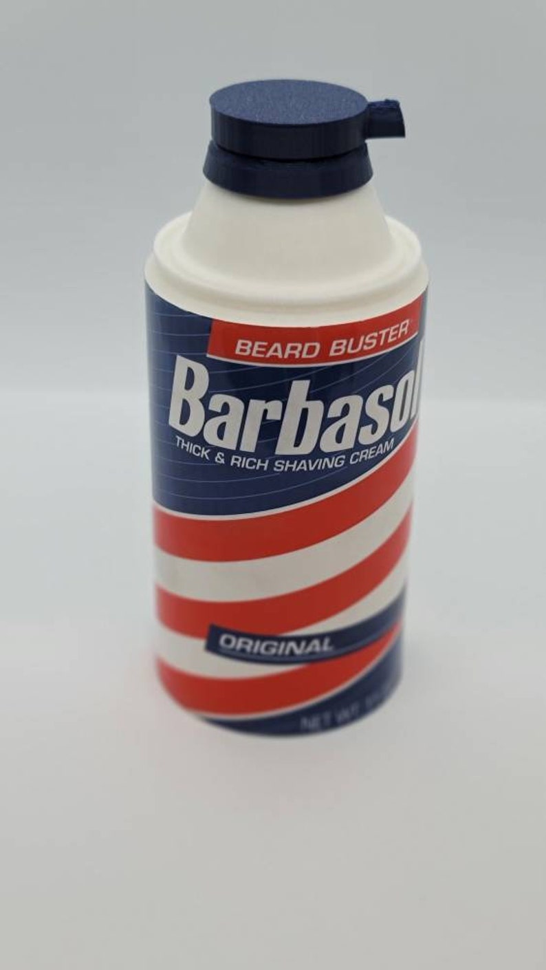 Jurassic Park Cryo Barbasol Can 3D Printed Replica image 7