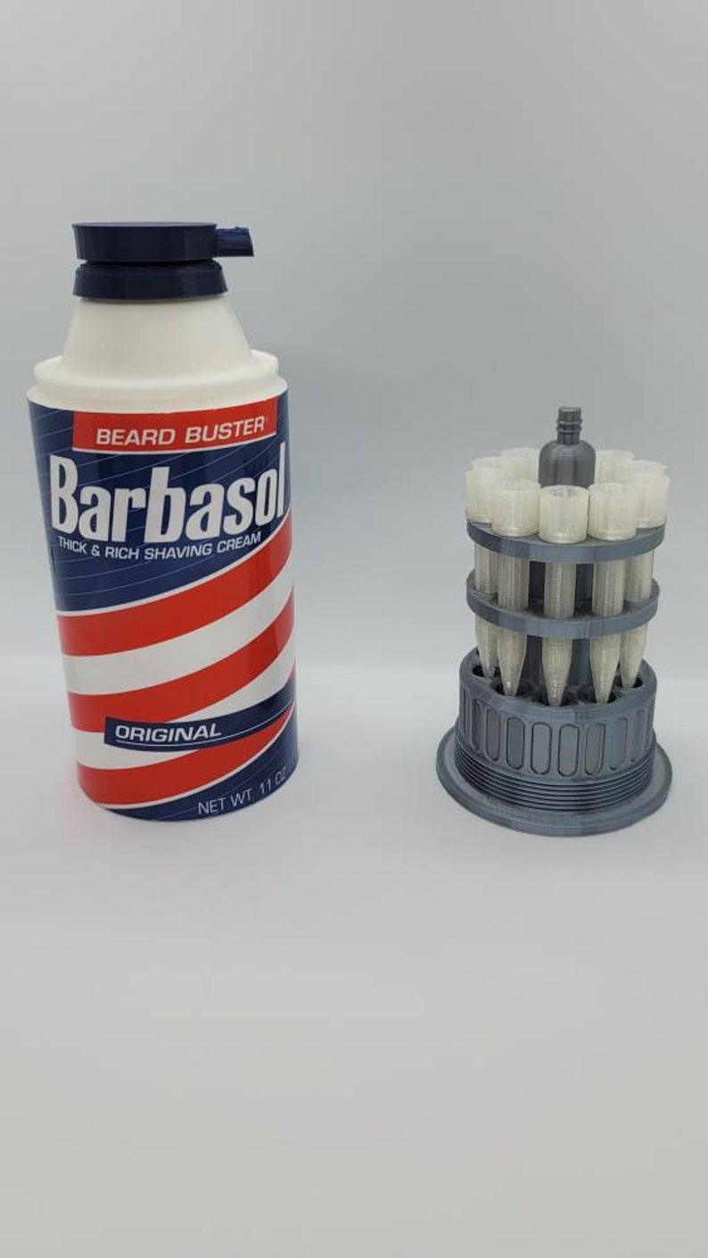 Jurassic Park Cryo Barbasol Can 3D Printed Replica image 5