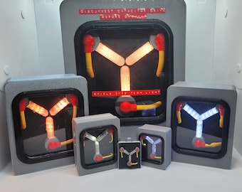 Desktop flux capacitor 3d printed replica Back To The Future Prop, PC, 12V Car, musical options available!