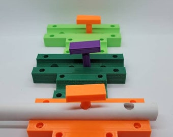12mm ws2811 pixel pushing and drilling jigs (pvc or j channel)