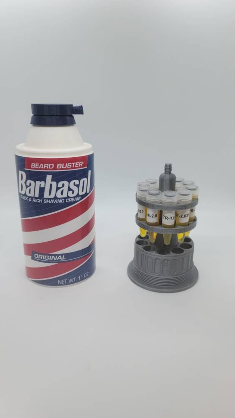 Jurassic Park Cryo Barbasol Can 3D Printed Replica image 2